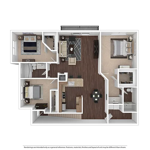 Floor plan Peach