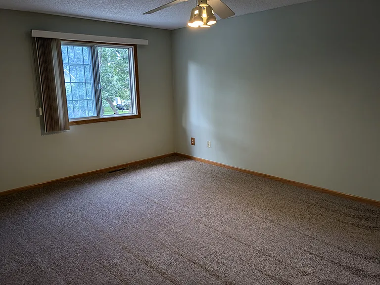 The upstairs master bedroom