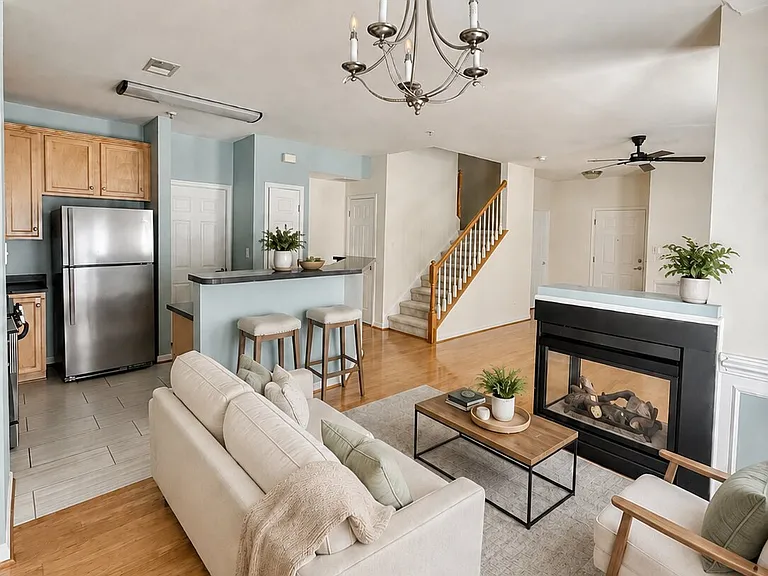 Dining Room and Kitchen-virtually staged