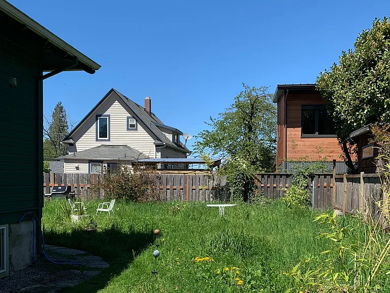 Large shared backyard