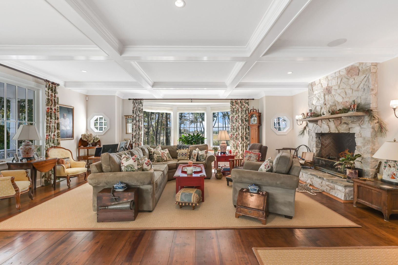  Living room with views
