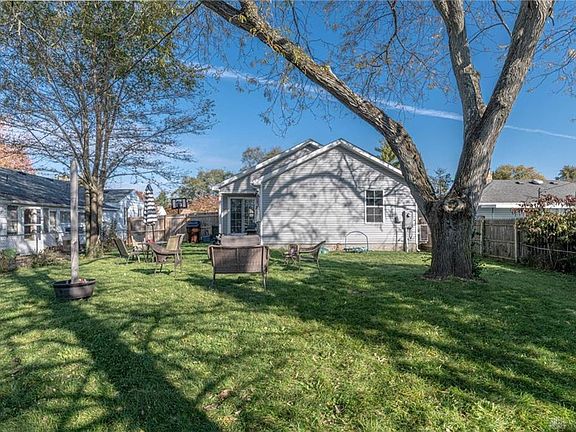 Back yard with patio and lots of play space