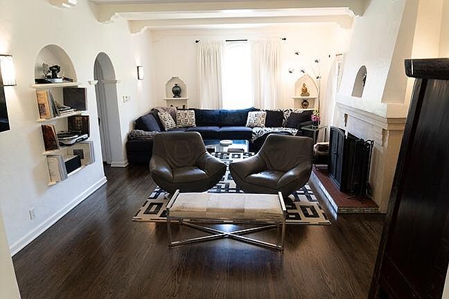 Great room with furniture