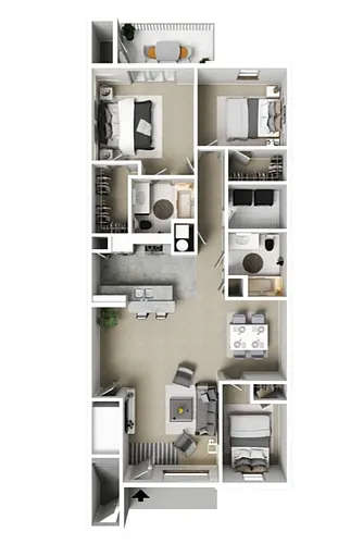 Floor plan 3 X 2