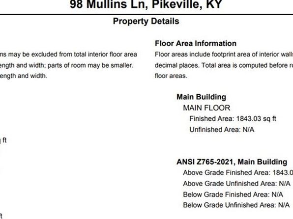 98 Mullins Ln, Pikeville, KY 41501