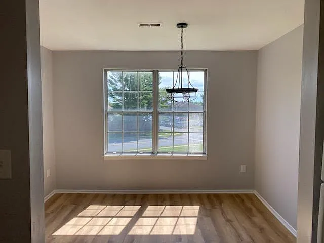 Dining room view from inside kitchen