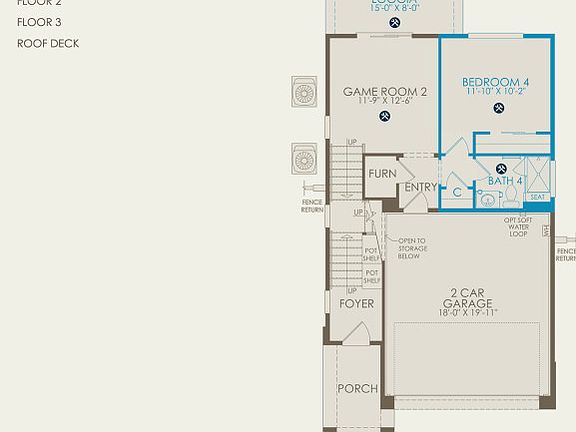 Carson Floor Plan, Quick Move-in Home, Floor 1