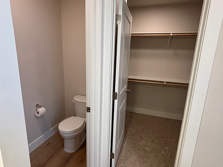 Toilet & Master Bedroom Closet