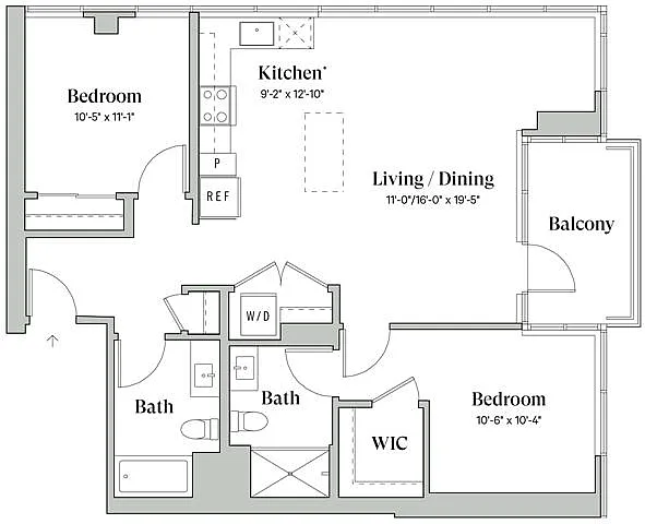 Floor plan D19