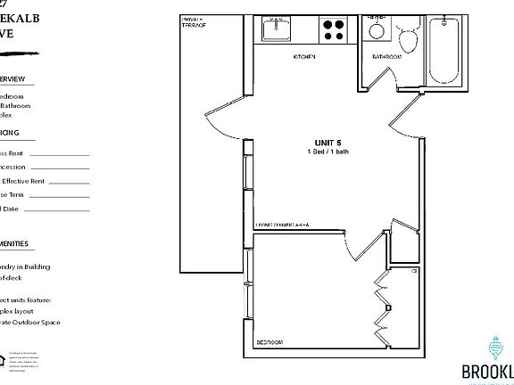 2nd image of 727 De Kalb Ave #5R