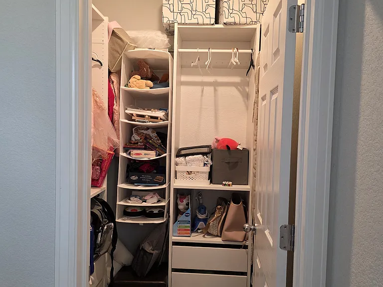 Main floor bedroom finished closet