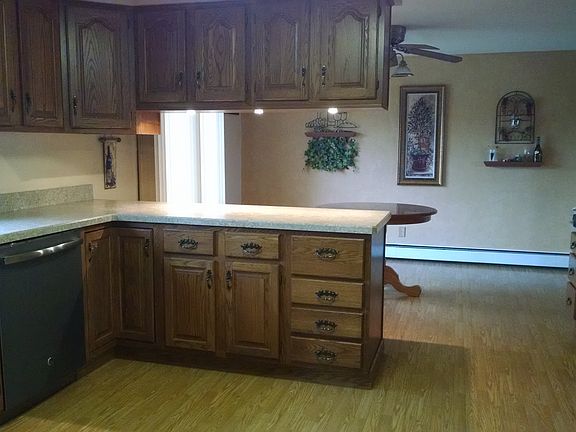 kitchen to dining area