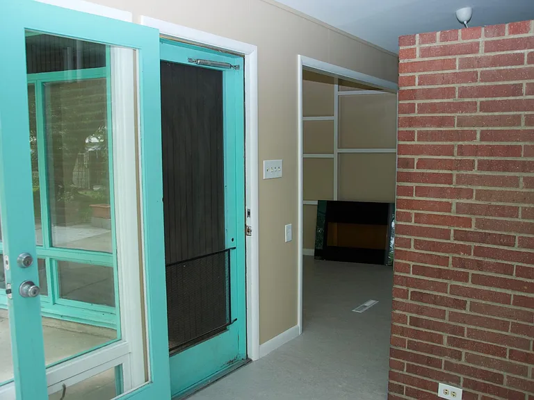 Patio entrance off kitchen