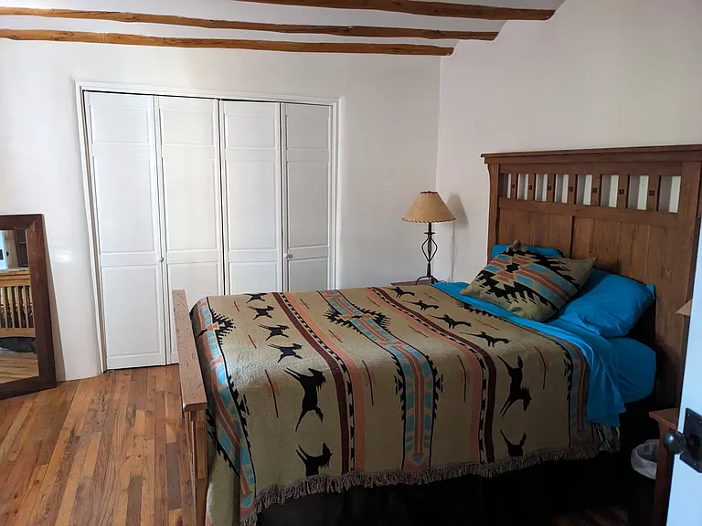 Master bedroom with huge closet
