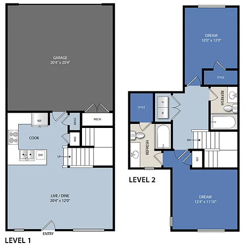 Floor plan TH2