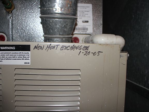 Furnace new in 2005