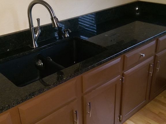 Kitchen with granite counters