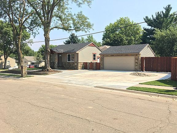 Front view from NW