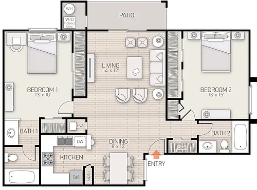 Floor plan Plan D