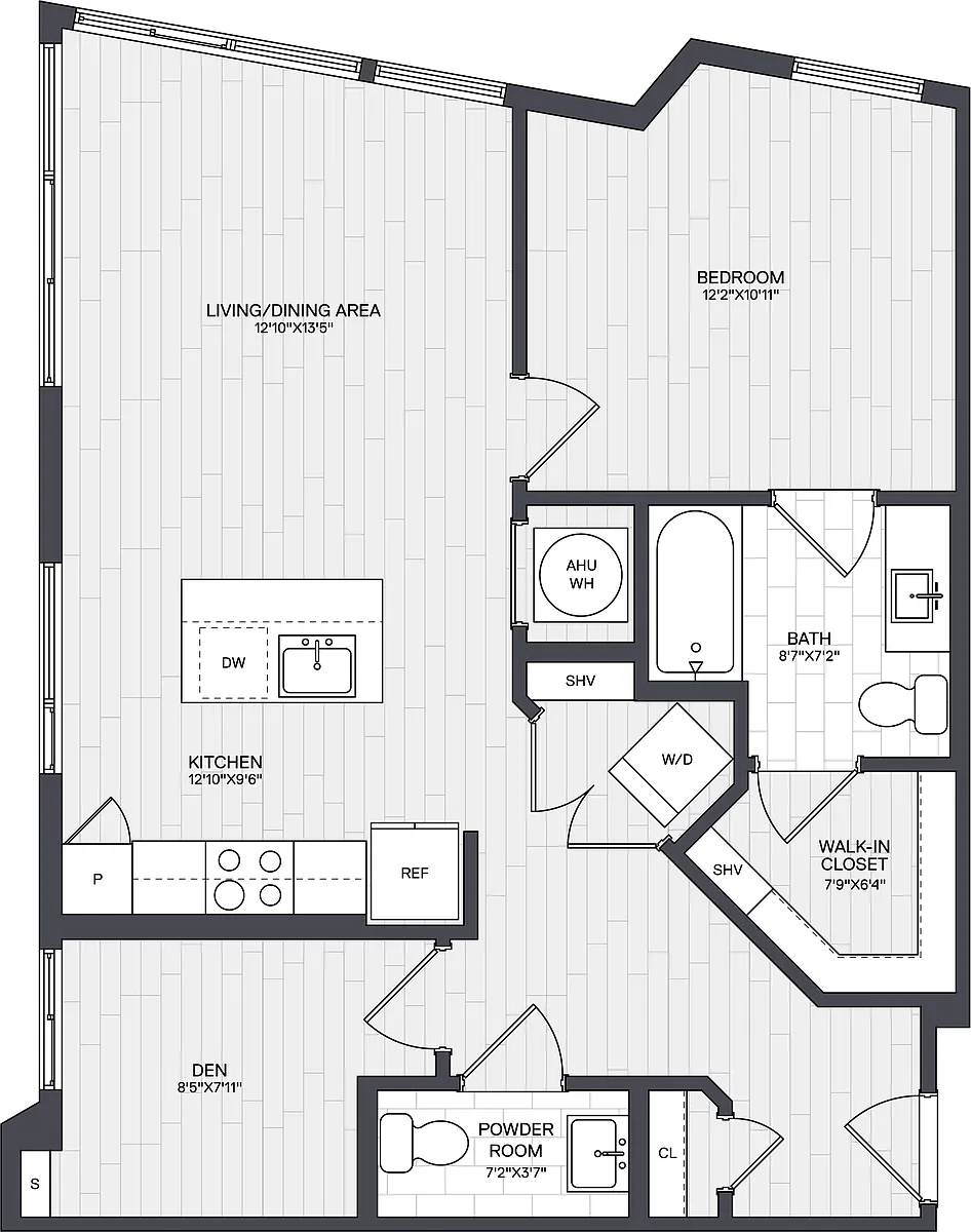Floor plan B2.1 Den