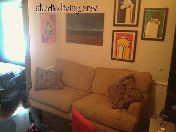 studio living area