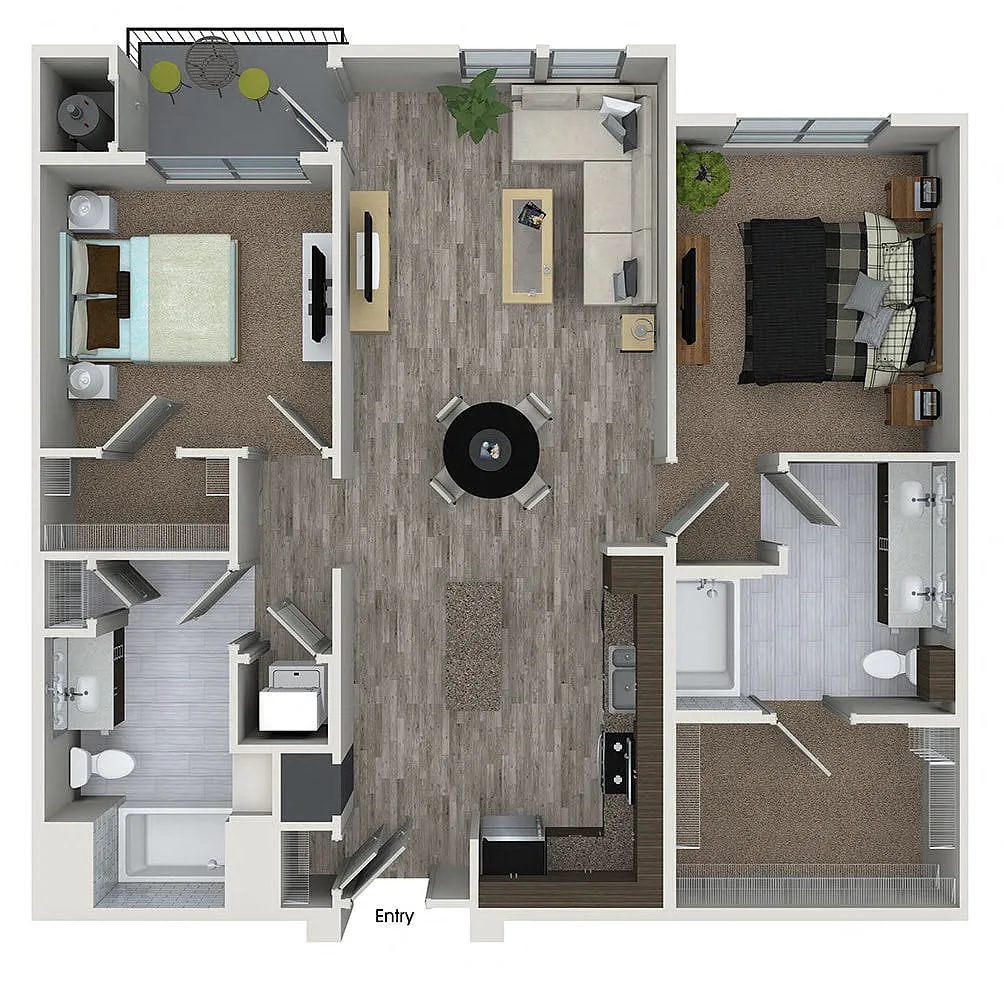 Floor plan B3