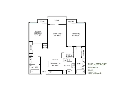 Floor plan Newport