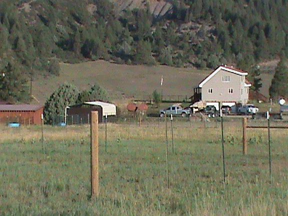 View from County road