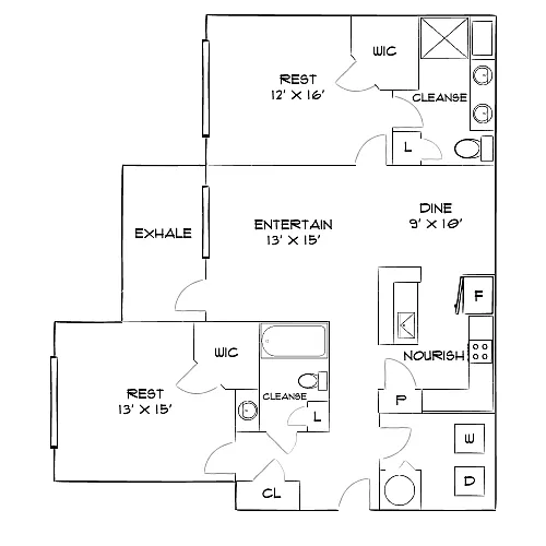 Floor plan Design 2A