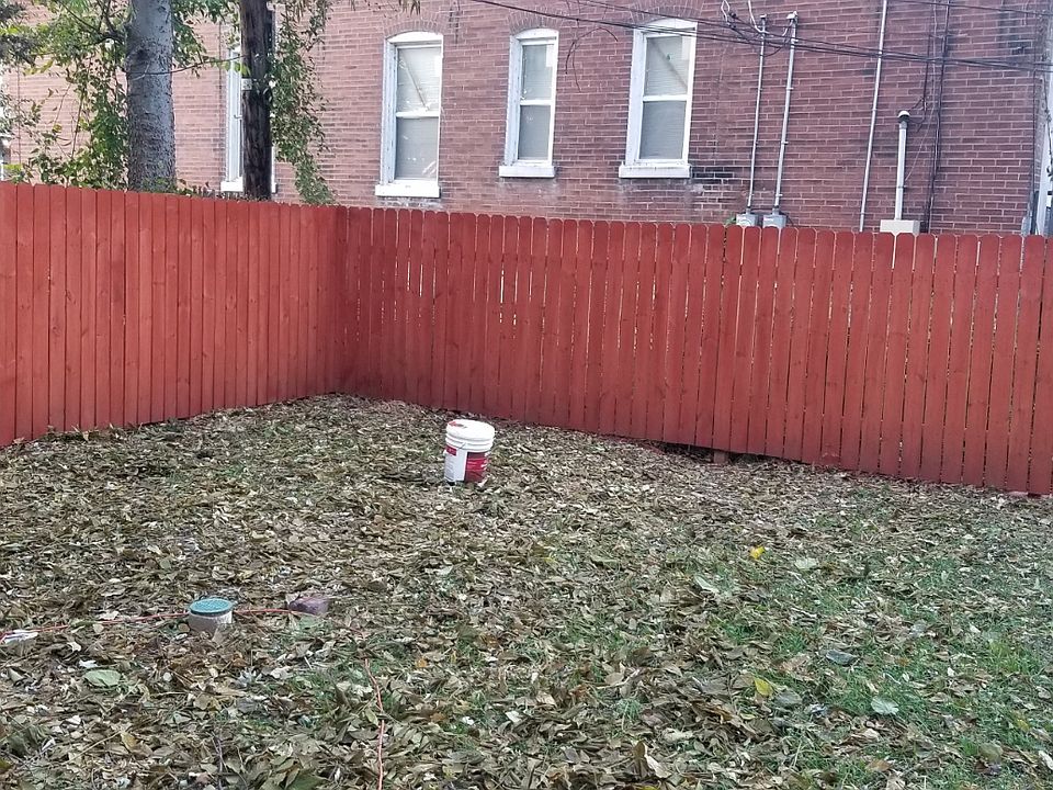 Large fenced in back yard