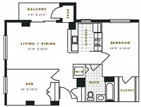 Floor plan F1R
