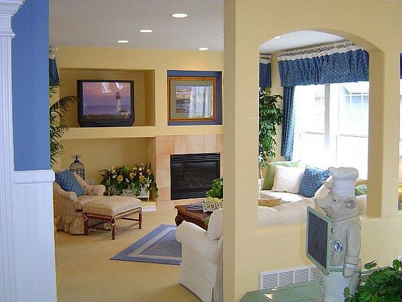 Inside the house