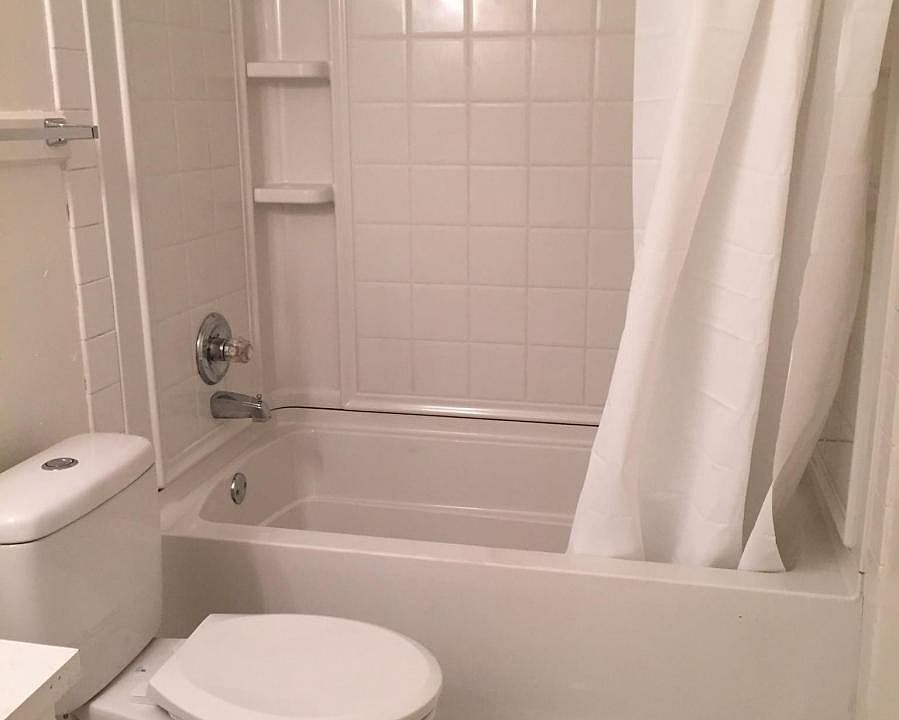 spacious bathroom with garden tub