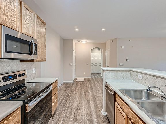 Kitchen with large dining room