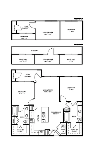 Floor plan B3
