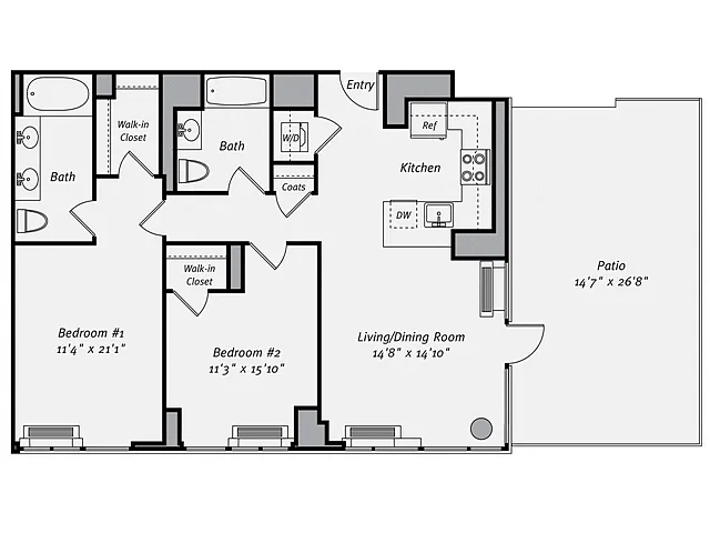 Floor plan The Bancroft