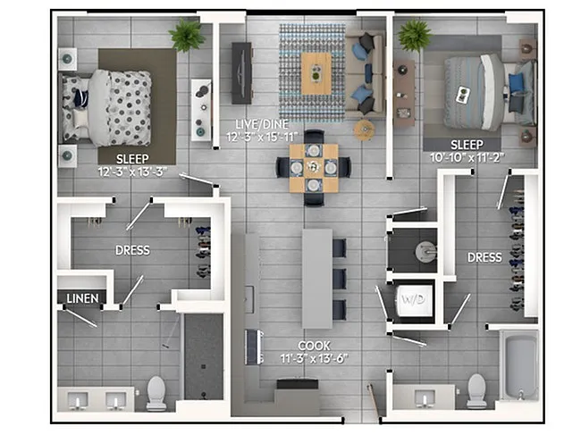 Floor plan C4b
