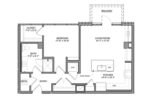 Floor plan A7