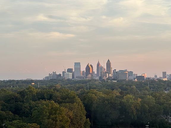 Skyline View From Condo's Living Room and Bedrooms