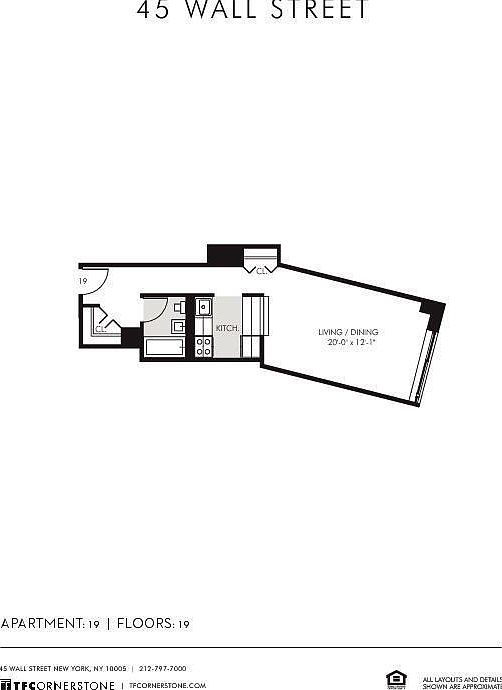 2nd image of 45 Wall St APT 2119