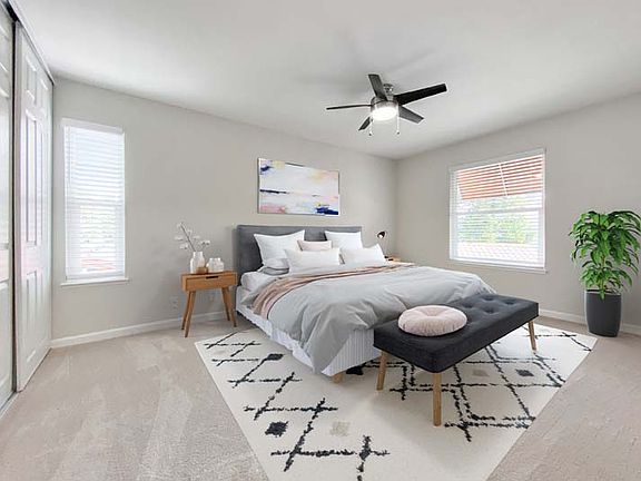 Bedroom at Valley Plaza Villages Apartment Homes
