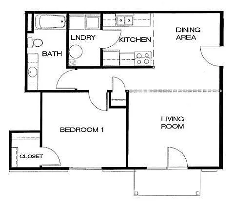 Floor plan The Van Gogh