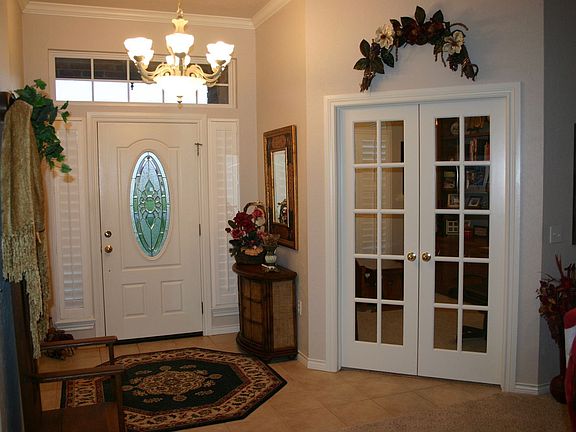Entry & door into study