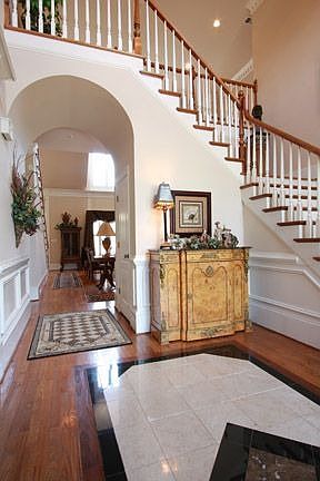 Dramatic Foyer Staircase