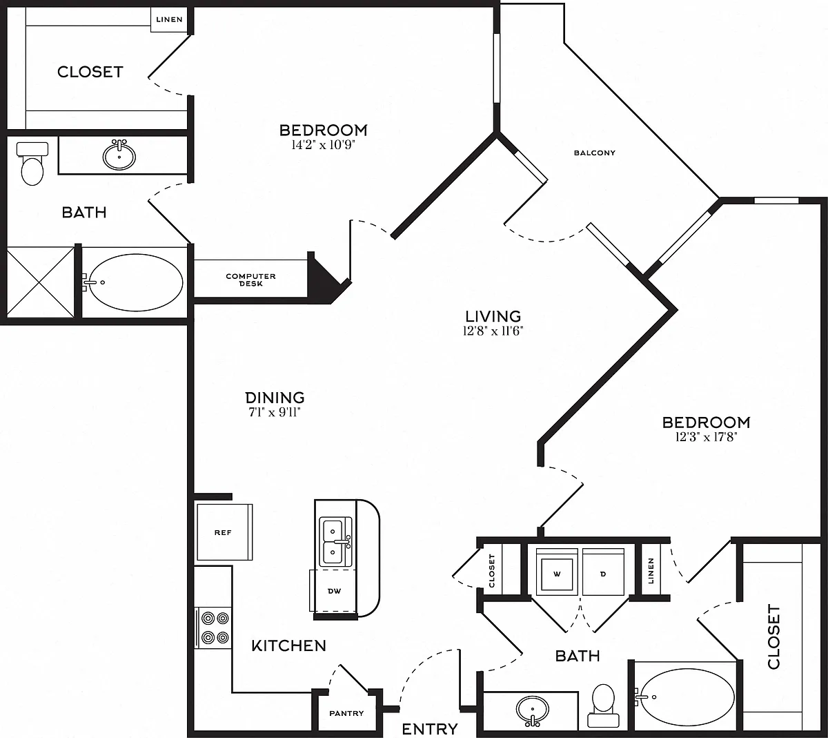 Floor plan B3