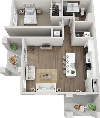 Floor Plan 1D | Seasons at River View | Apartments in Pleasant Prairie, WI Floor Plan 1D | Seasons at River View | Apartments in Pleasant Prairie, WI
