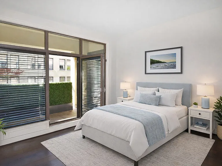 Virtually staged Guest Bedroom