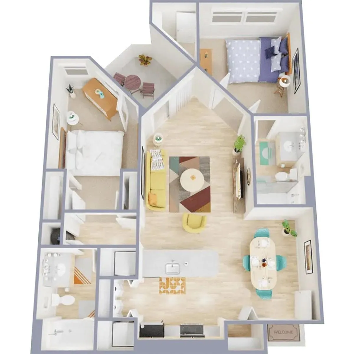 Floor plan B1