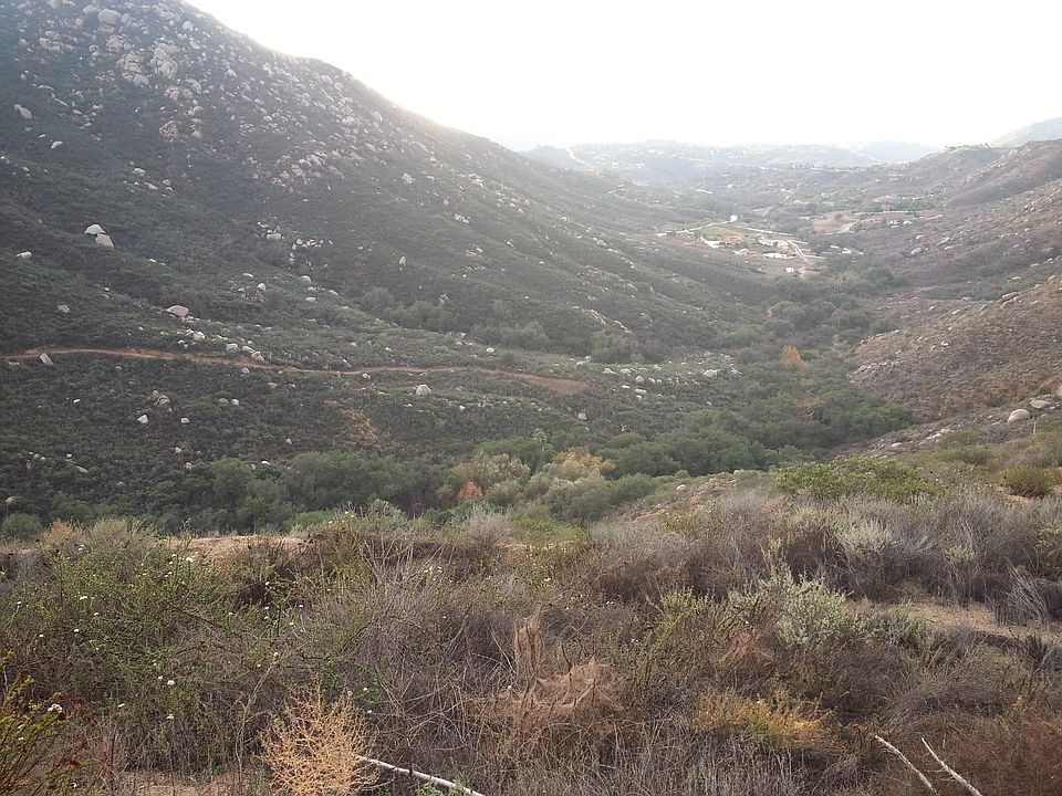 Valley with seasonal creek