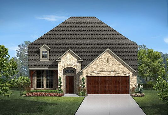 Elevation C Built with Optional Stone